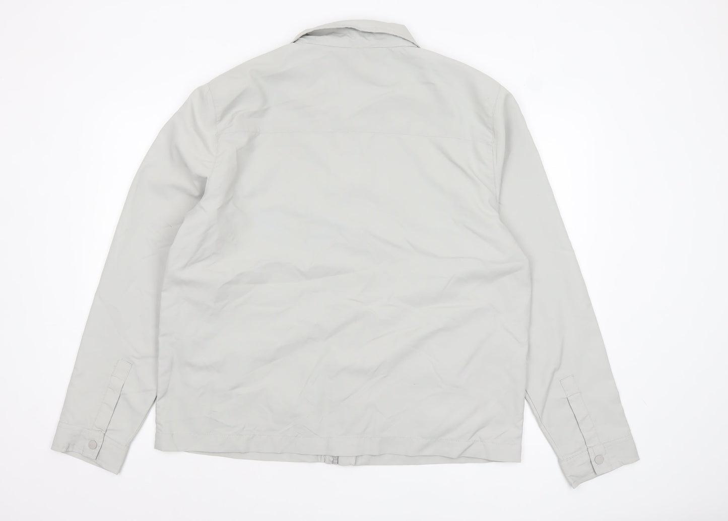 French Connection Men's Grey XL Lightweight Zip Jacket