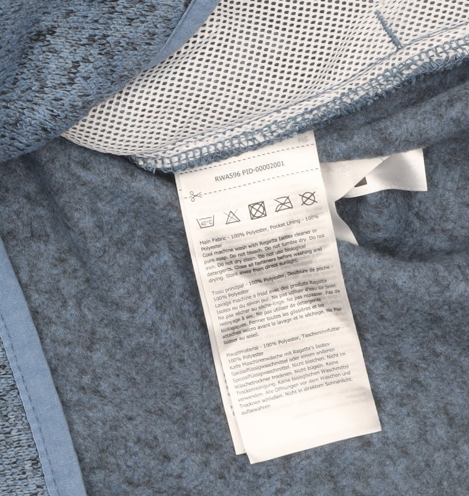 Regatta Great Outdoors Women's Blue Fleece Soft Shell Jacket UK 10
