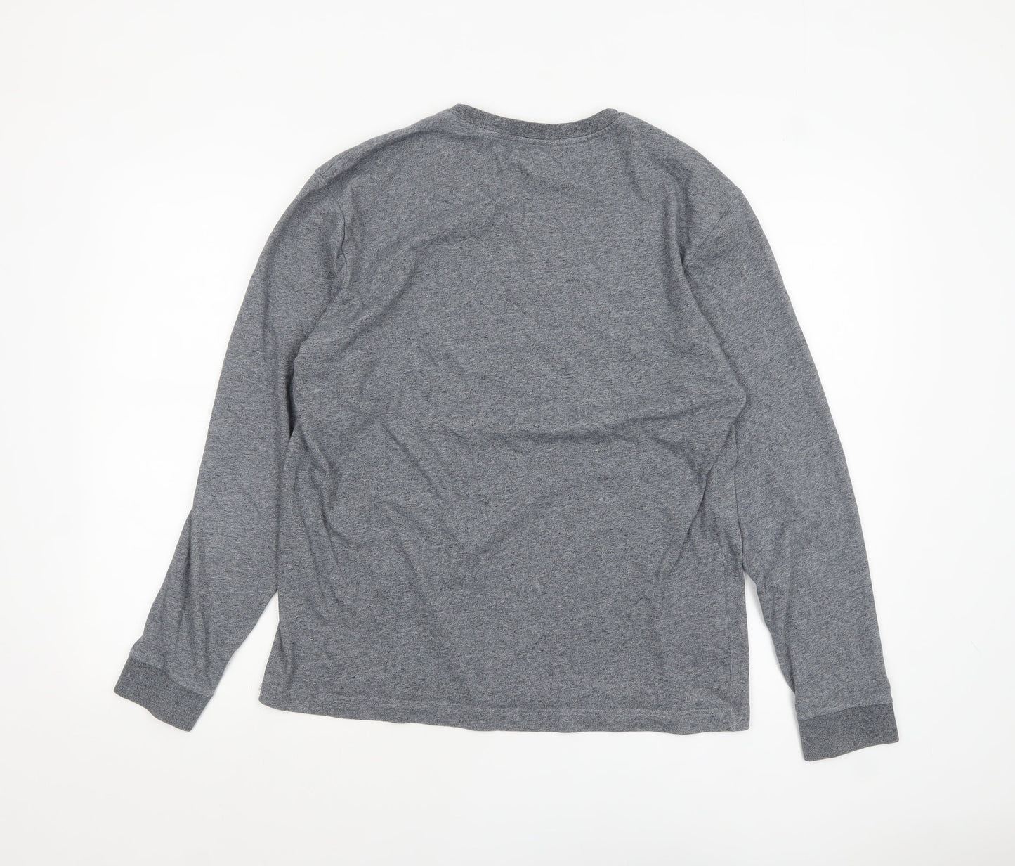 Lacoste Sport Men's Grey Long Sleeve Cotton Top M Regular Fit