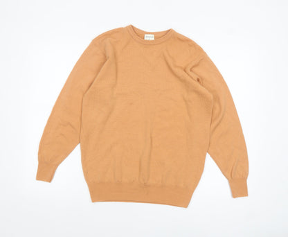 Jonelle Women's Beige Wool Crew Neck Jumper Size 16