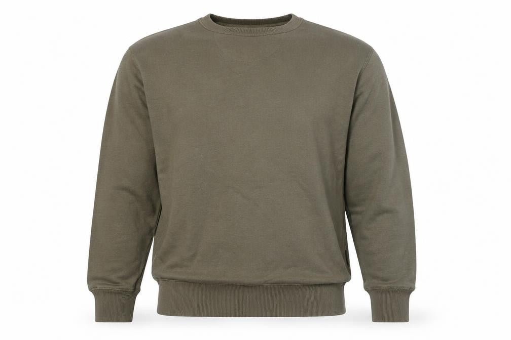 French Connection Men's Green L Pullover Sweatshirt Crew Neck