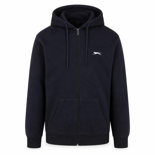 Slazenger Men’s Black Full Zip Hoodie Size M Fleece Sweatshirt
