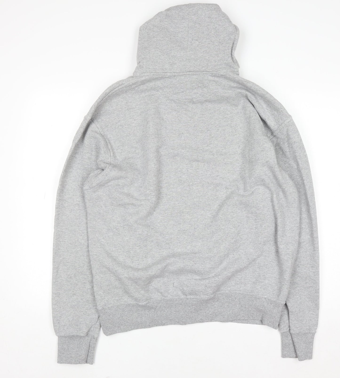 Champion Men's Grey Pullover Hoodie L Regular Fit Fleece