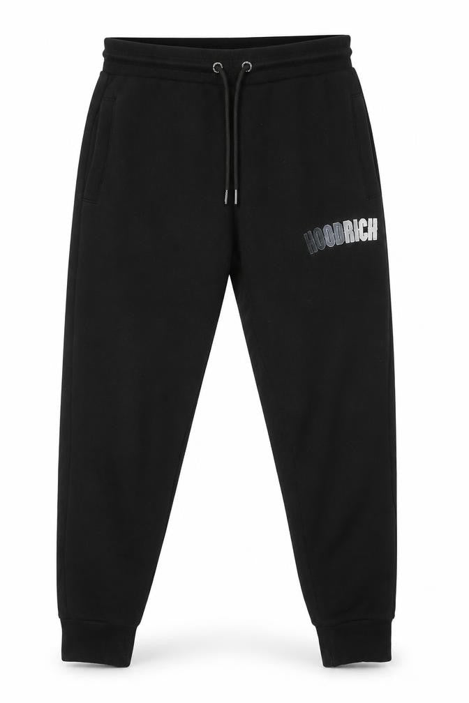 Hoodrich Men's Black Jogger Sweatpants S Regular Fit Fleece Drawstring