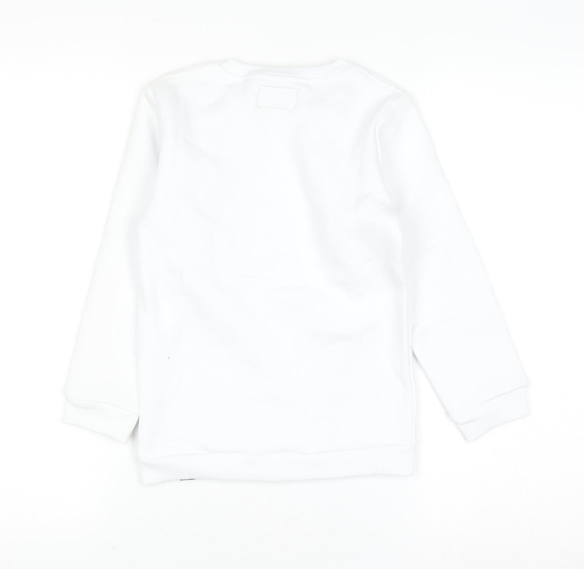Cafe Mambo Ibiza Girls White Graphic Pullover Sweatshirt 8 Years