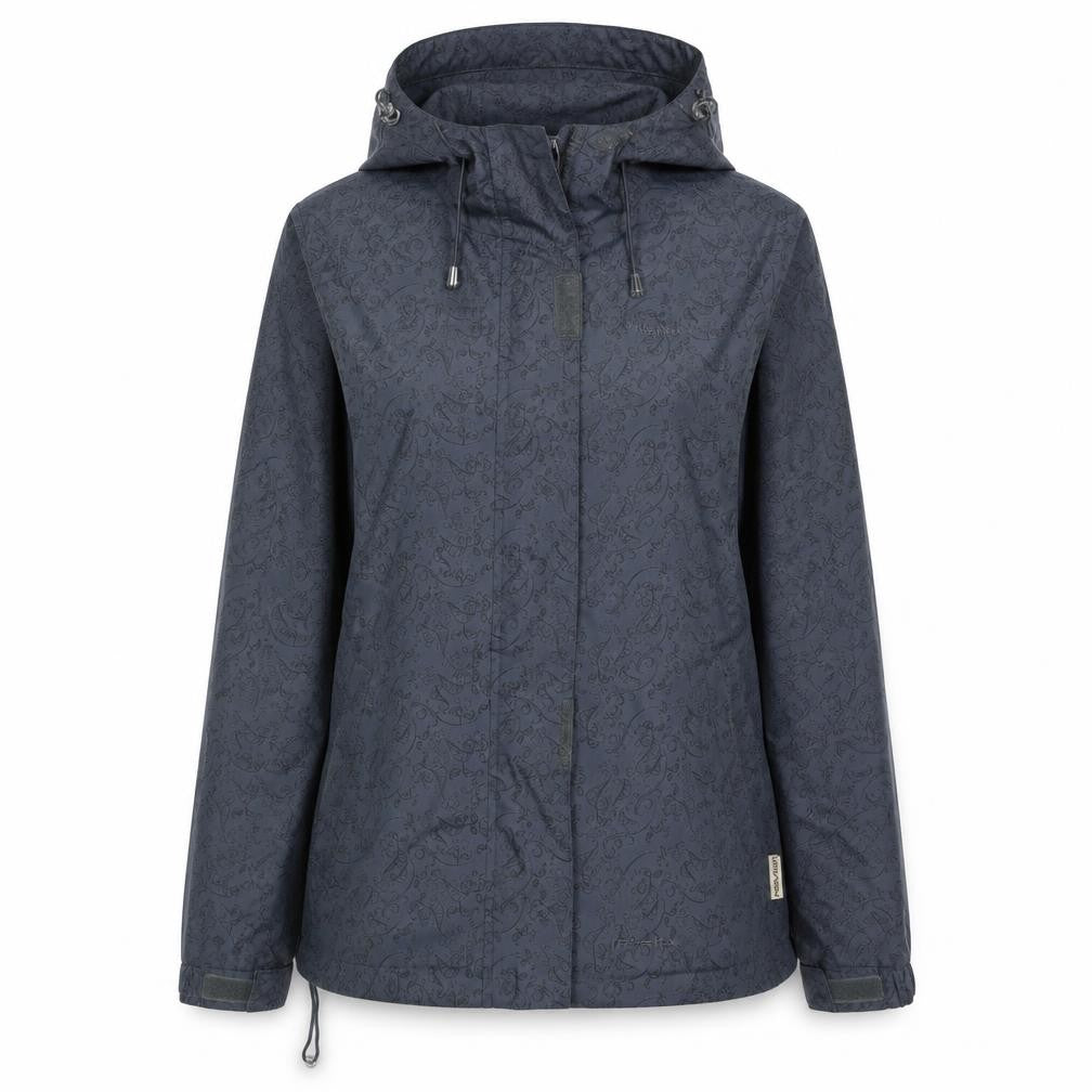 Trespass Womens Grey Waterproof Hooded Rain Coat XS