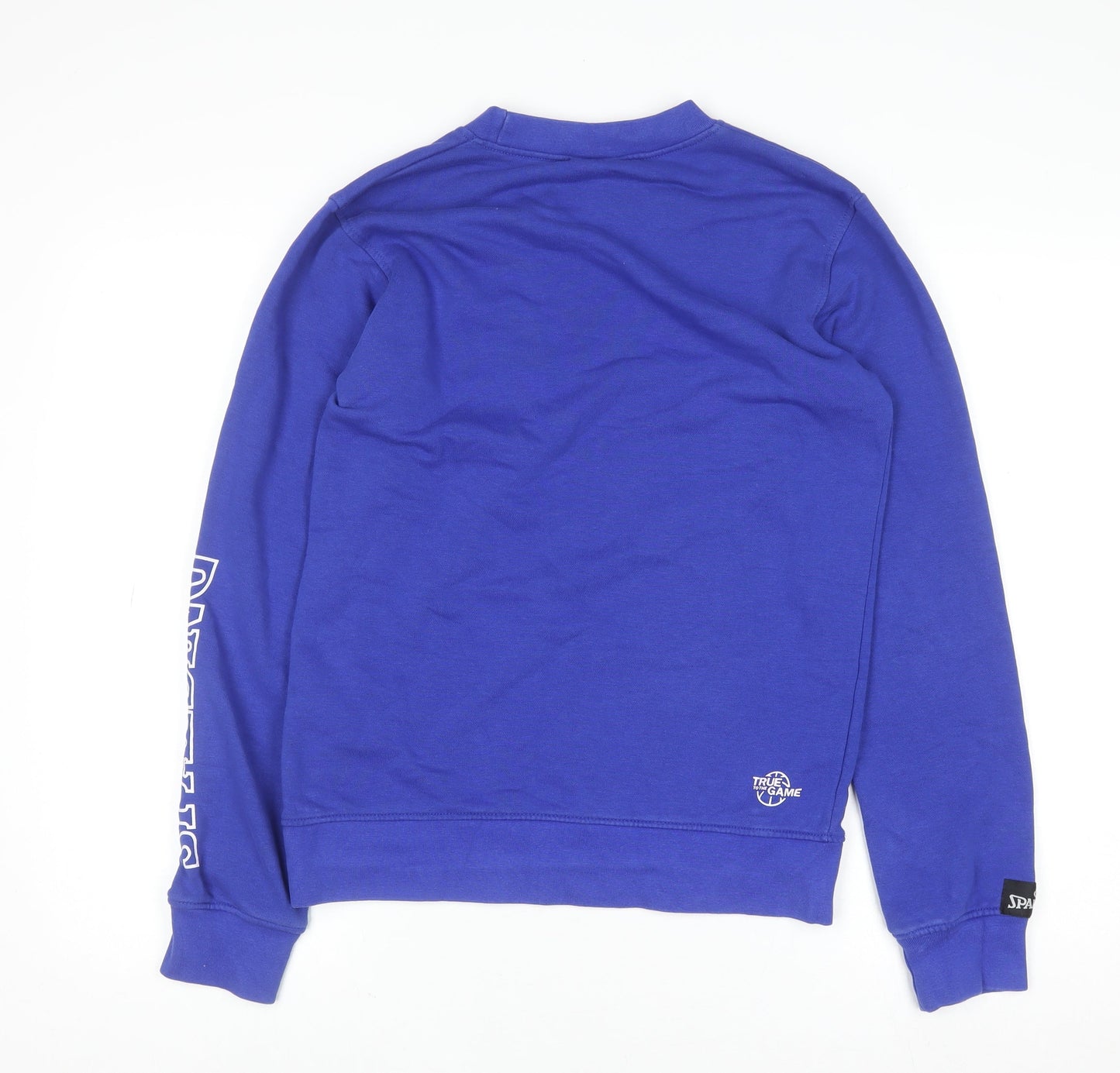Spalding Boys Blue Crew Neck Sweatshirt 13-14 Years Cotton Blend