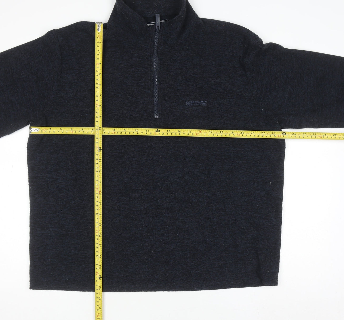 Regatta Men's Black XL Fleece 1/2 Zip Pullover Sweatshirt