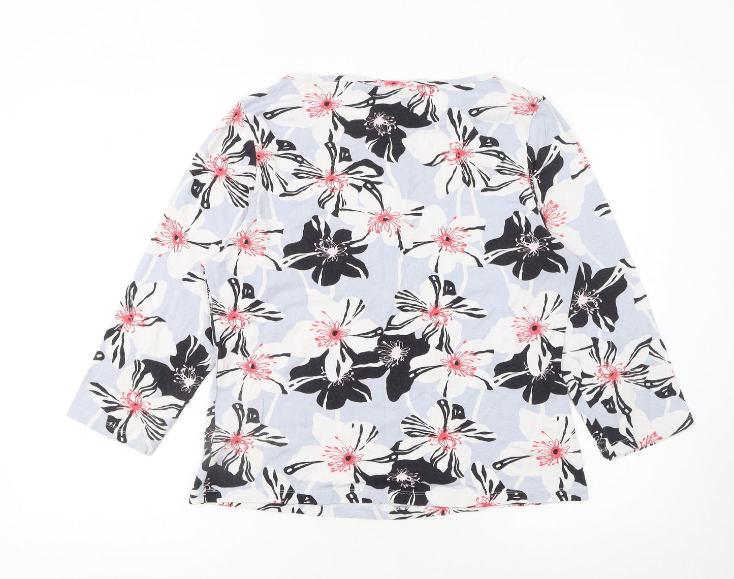 Mexx Womens Multicoloured Floral Viscose Long Sleeve Blouse Size 2XL