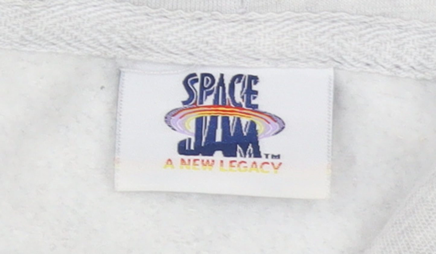 Space Jam A New Legacy Women’s Grey XL Pullover Hoodie Bugs Bunny Tune Squad