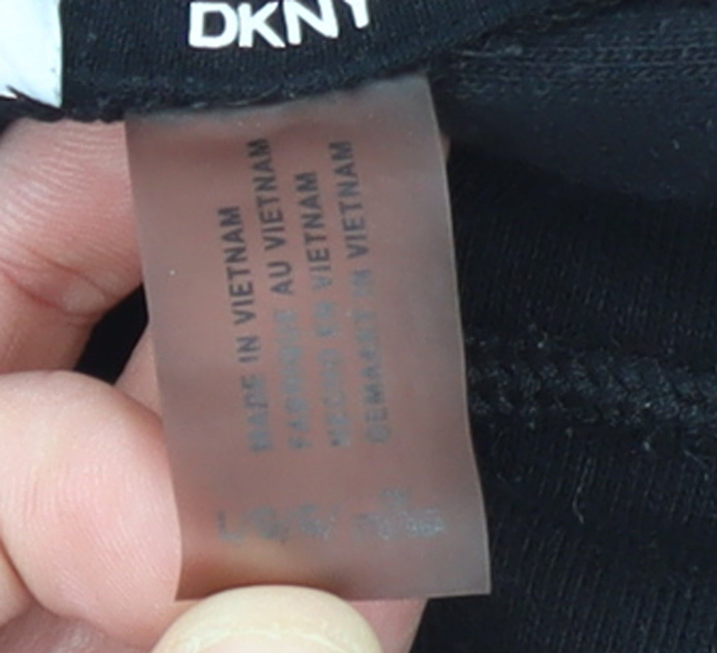 DKNY Sport Women's Black Cropped Hoodie Size L Cotton Blend
