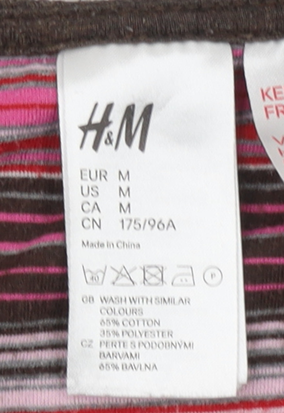 H&M Womens Brown 3/4 Sleeve T-Shirt Dress Size 12