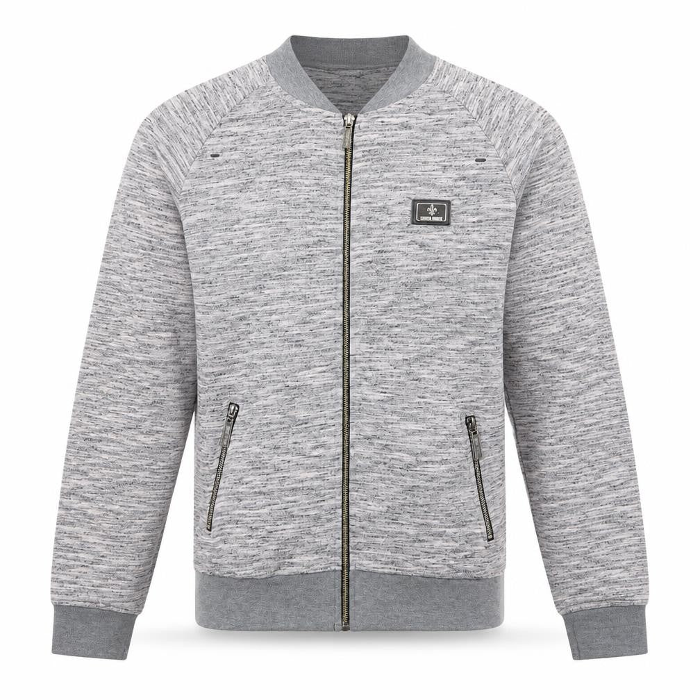 Criminal Damage Men's Grey Full Zip Sweatshirt Size M