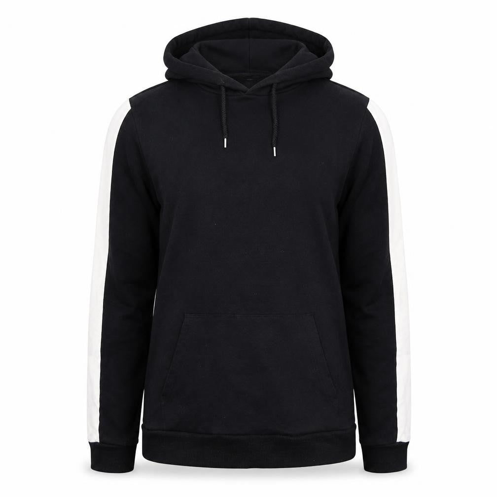 ASOS Womens Black & White Pullover Hoodie Cotton Blend Size M