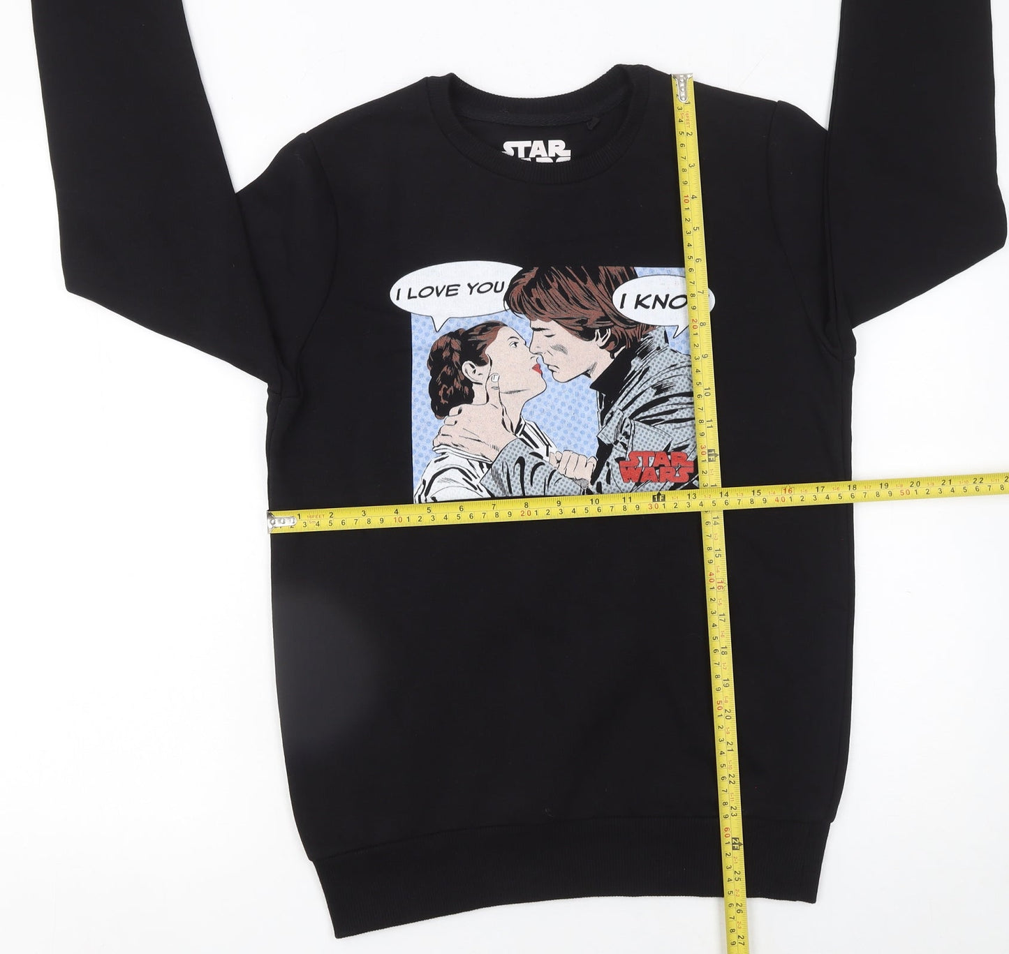 Star Wars Men's Black Graphic Print Sweatshirt Size S