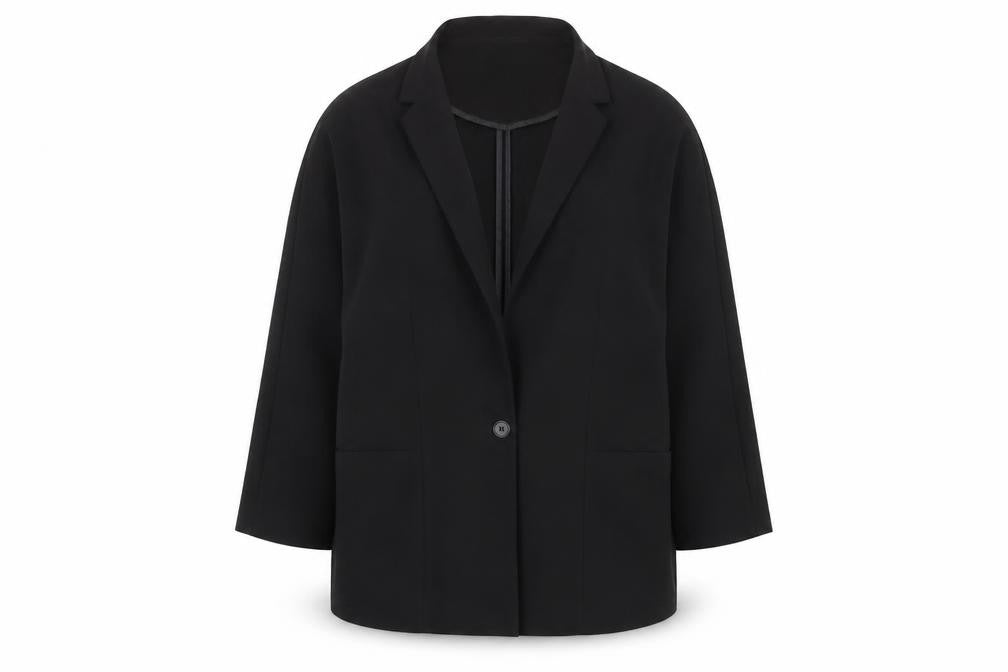 Mohito Women Black Size 10 Single-Breasted Blazer Jacket