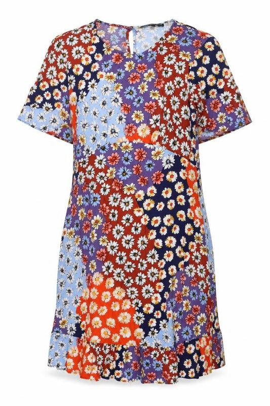 Dorothy Perkins Women’s Multicoloured Floral Shift Dress Size 12