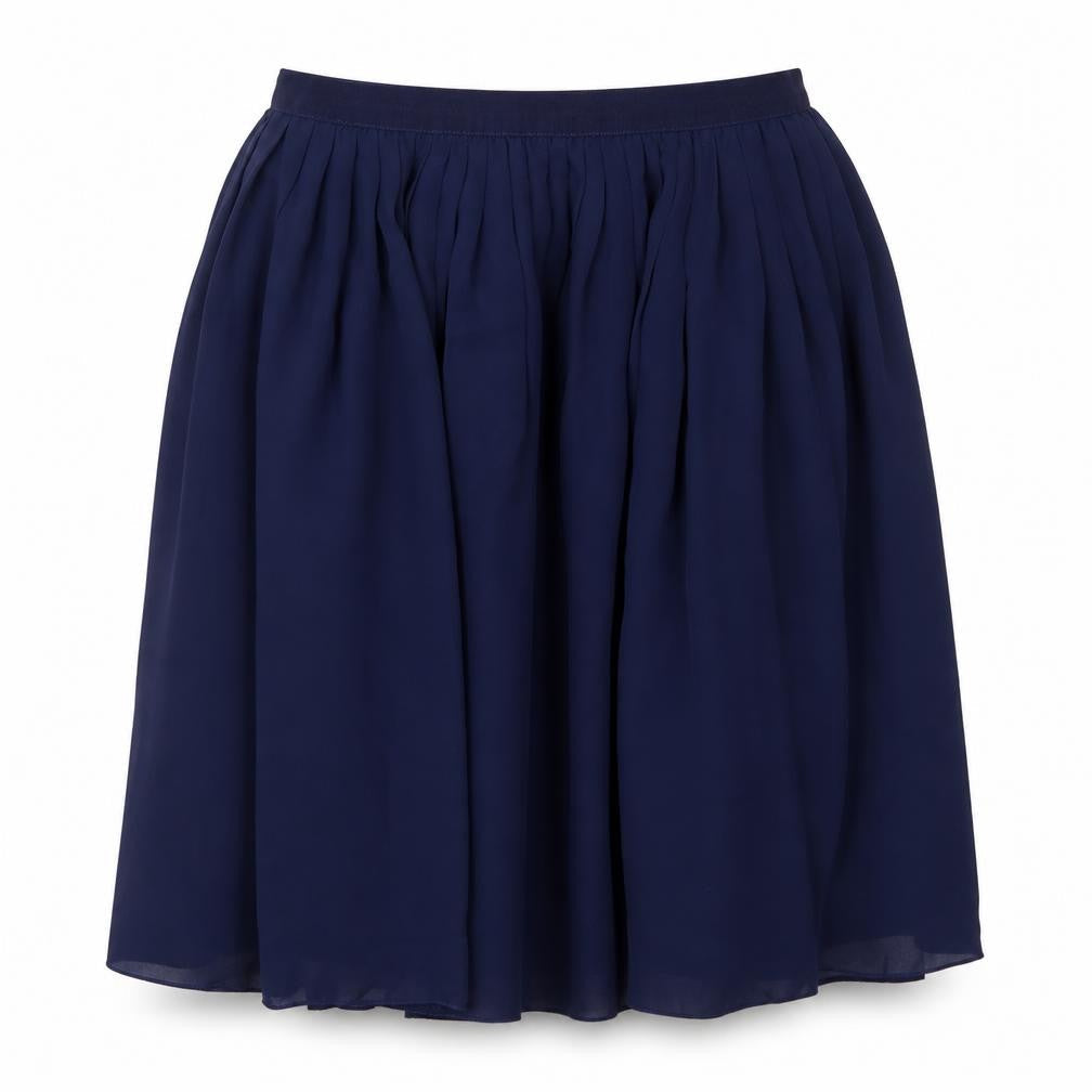 Uniqlo Women’s Blue Midi Pleated Chiffon Skirt Size S