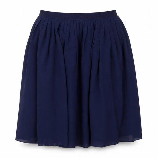 Uniqlo Women’s Blue Midi Pleated Chiffon Skirt Size S