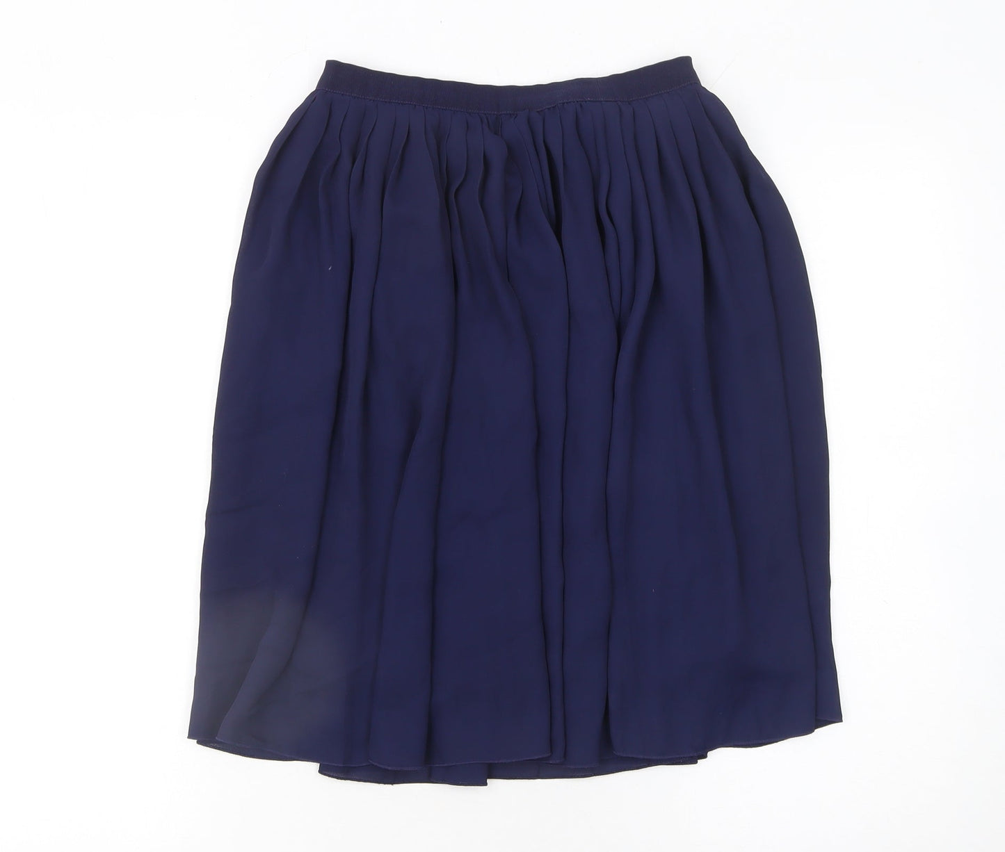Uniqlo Women’s Blue Midi Pleated Chiffon Skirt Size S