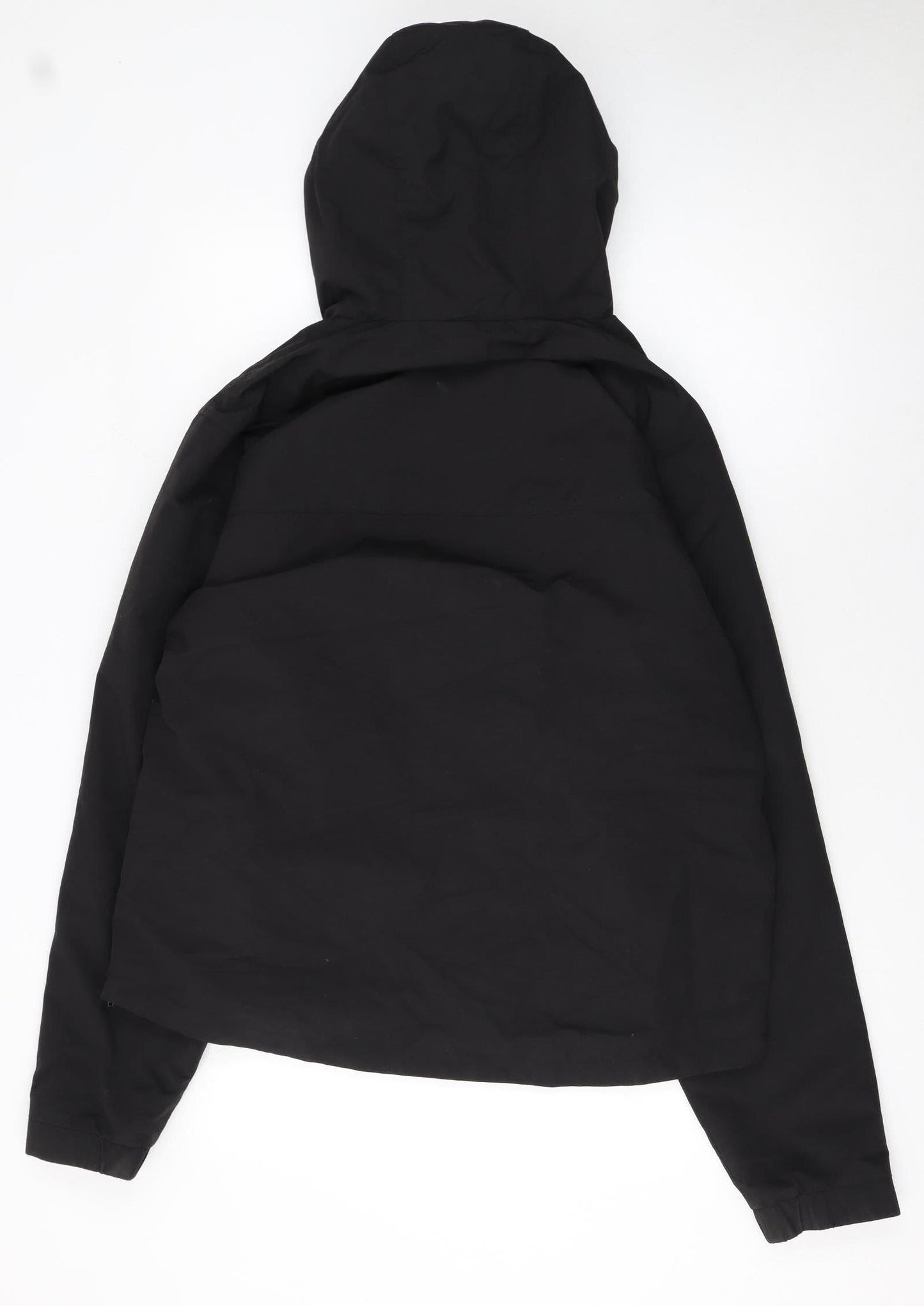 Superdry Men's Black Hooded Anorak Jacket Size S Waterproof Outdoor
