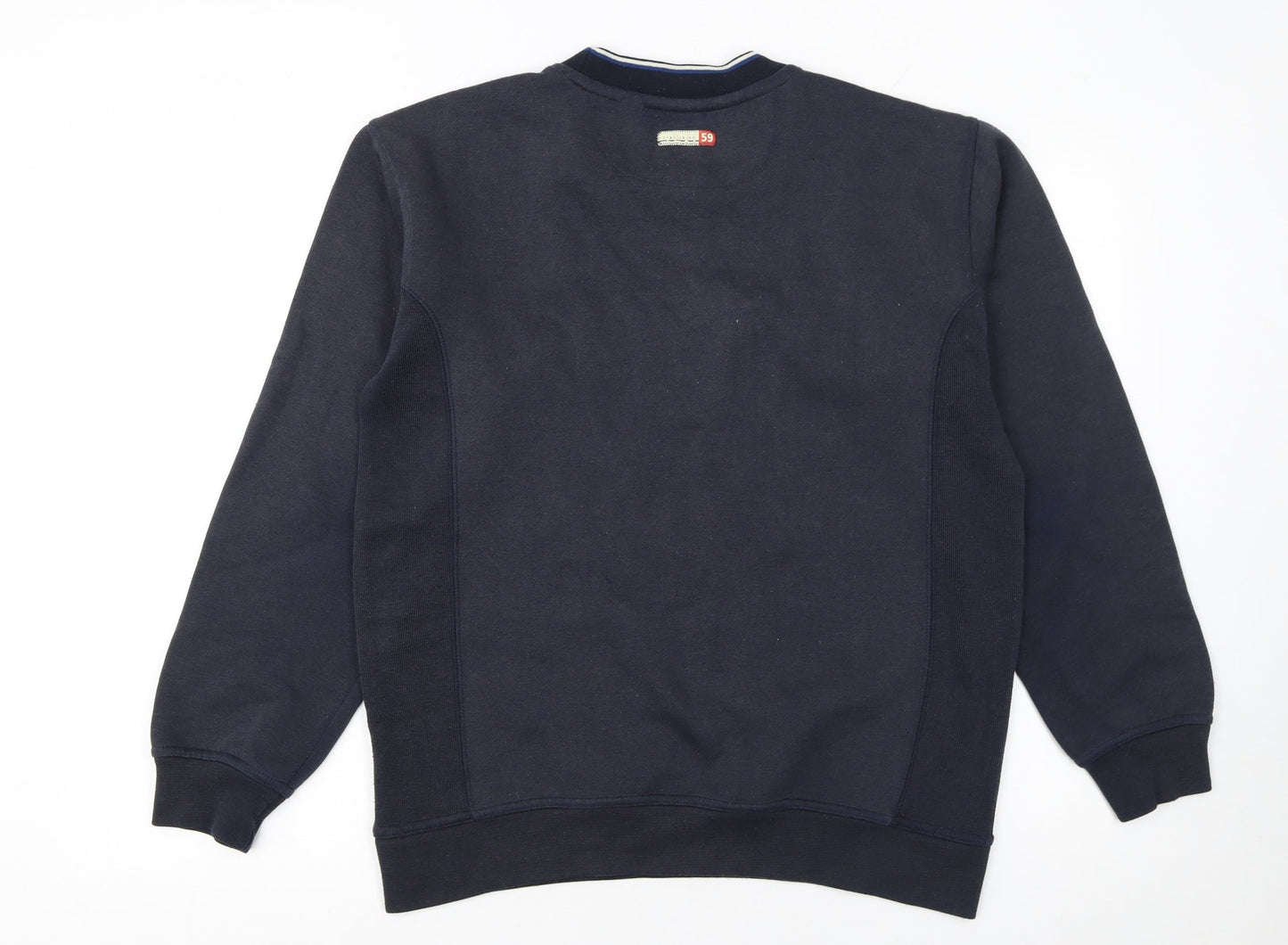 Ellesse Men's Blue Pullover Sweatshirt M Crew Neck Logo Sport