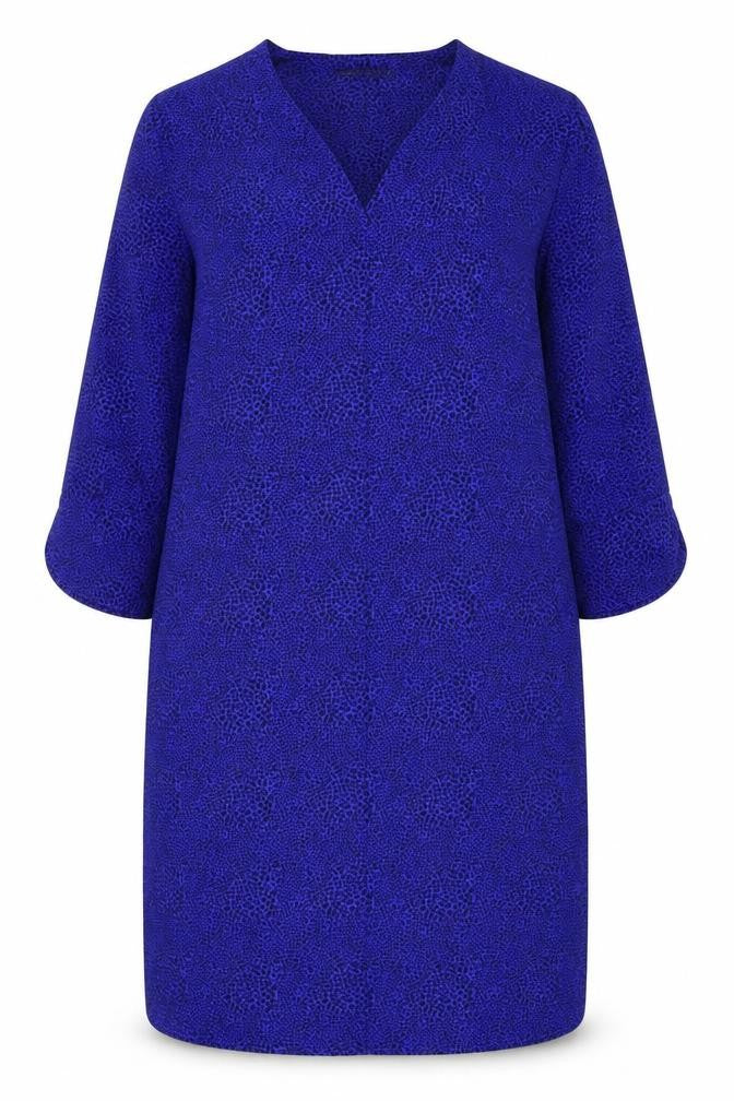 Marks & Spencer Women Blue Animal Print Shift Dress Size 16