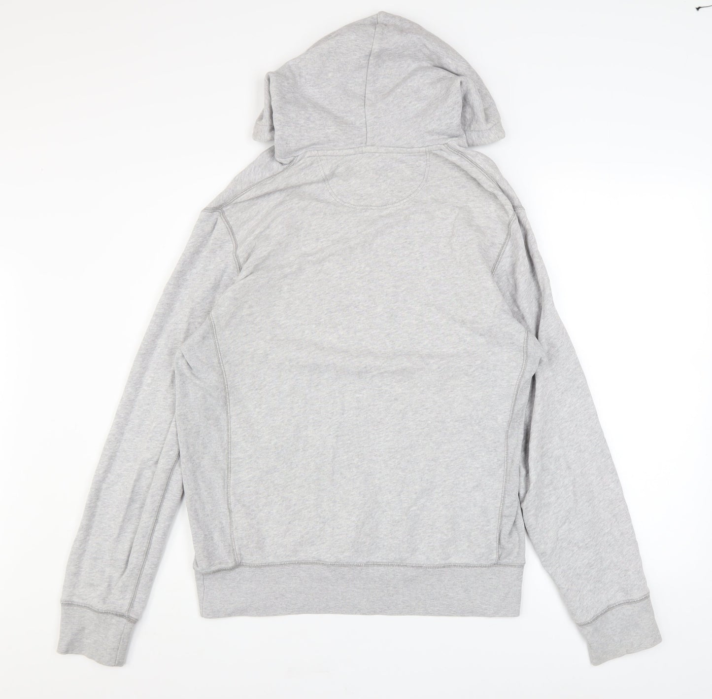 Levi's Men's Grey Pullover Hoodie S Classic Fit Logo Sweatshirt
