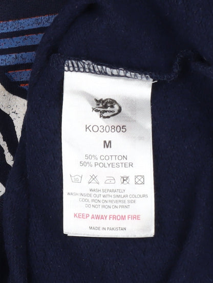 Additional view of Kangaroo Poo men’s blue pullover adventure graphic sweatshirt m