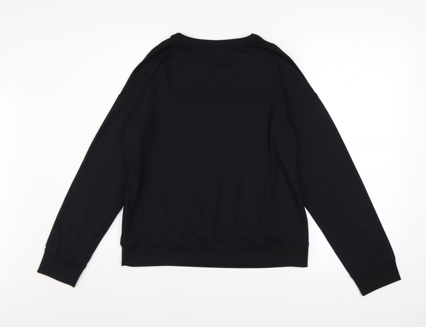 DKNY Women's Black Logo Pullover Sweatshirt Size S