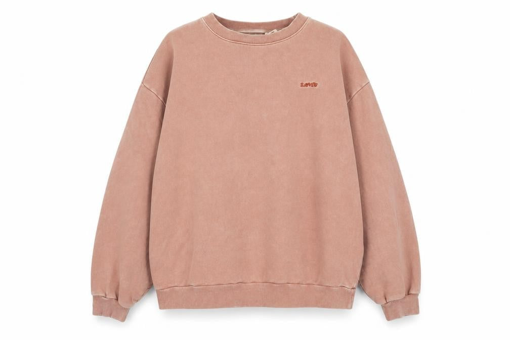 Levi’s Men’s Pink Crew Neck Cotton Pullover Sweatshirt XS