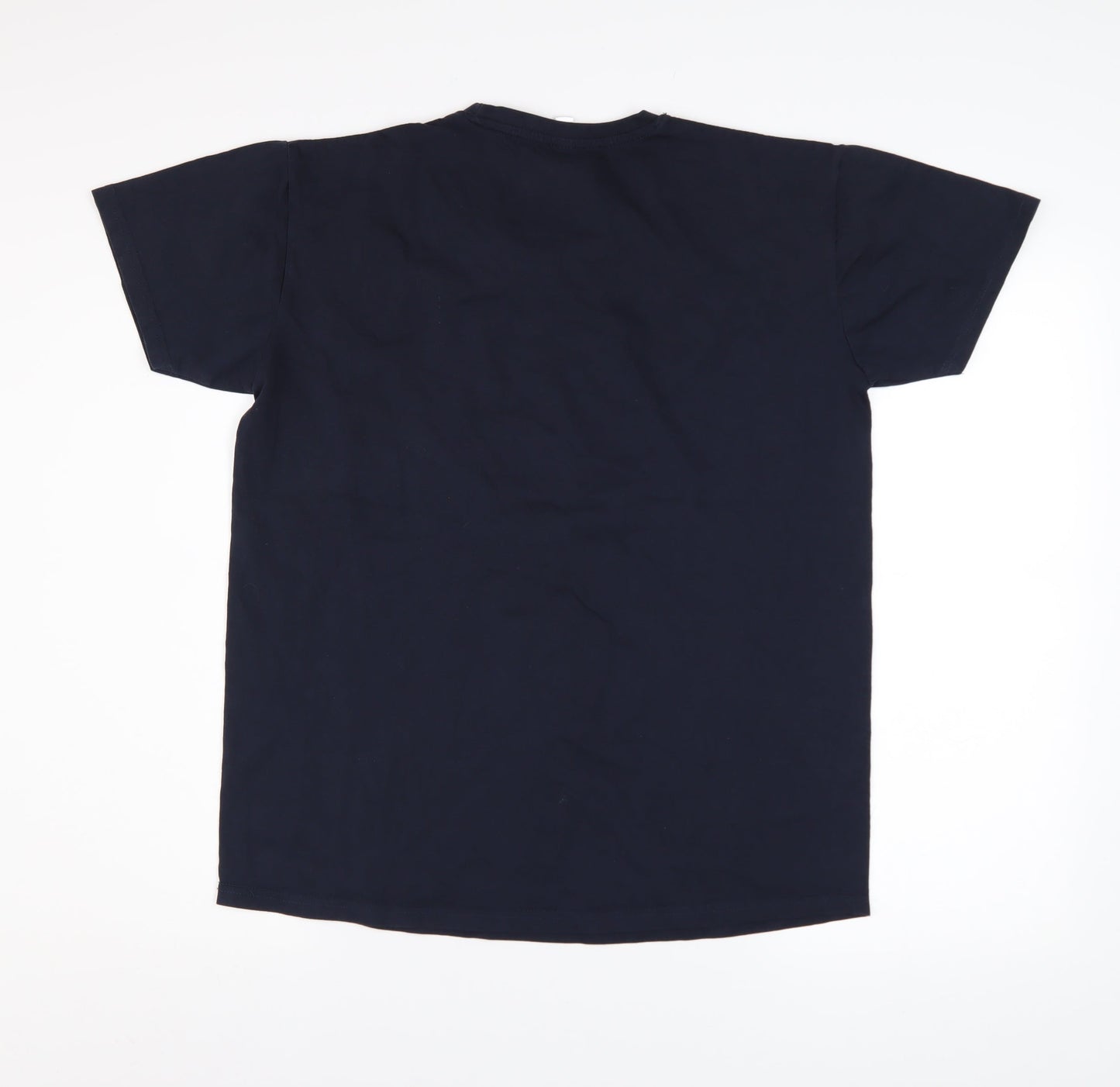 Pampling Unisex Black Funny Duck Graphic Cotton T-Shirt Size L