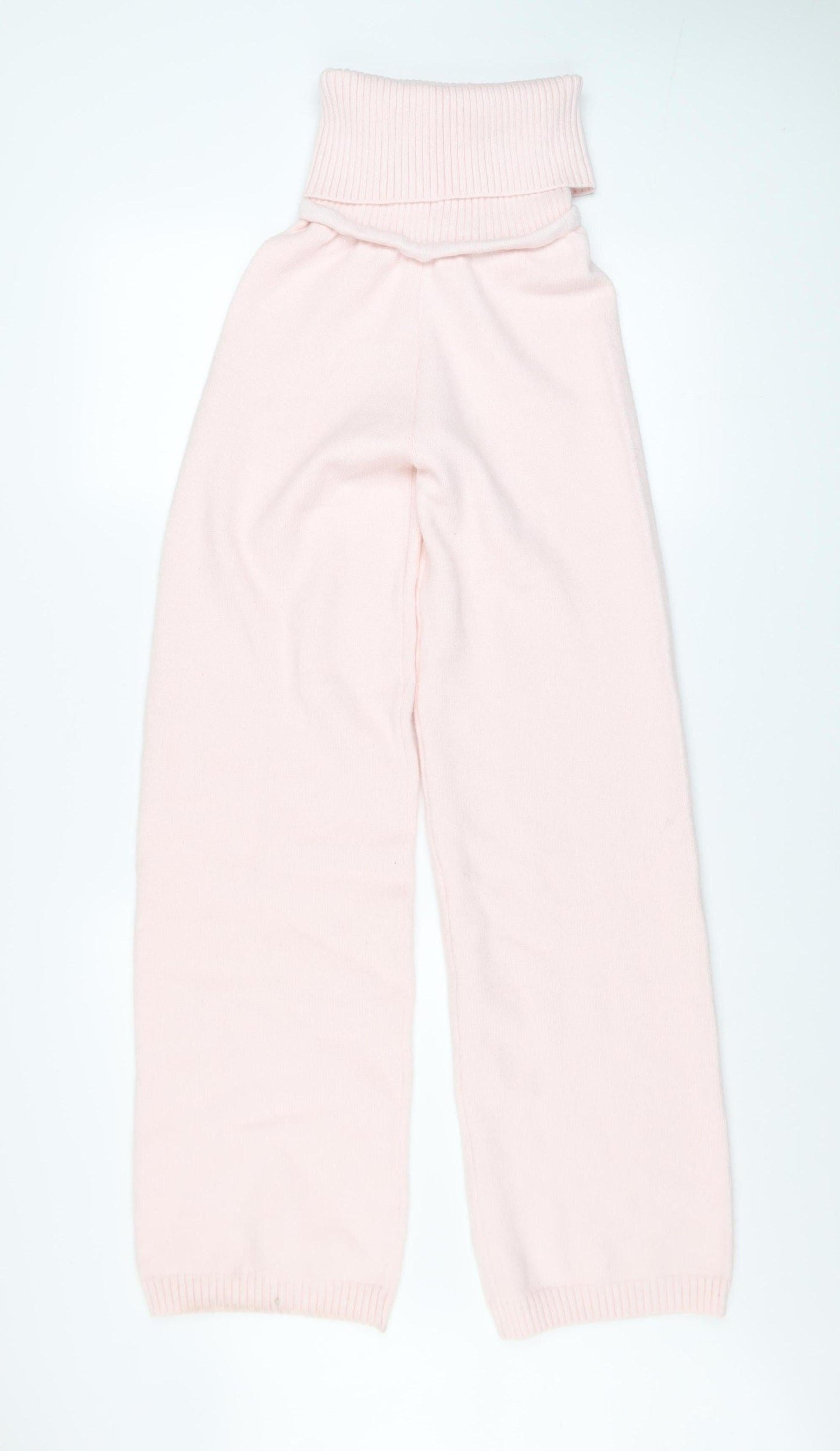 Angel Beach Womens Pink XS High Waist Knit Lounge Sweatpants