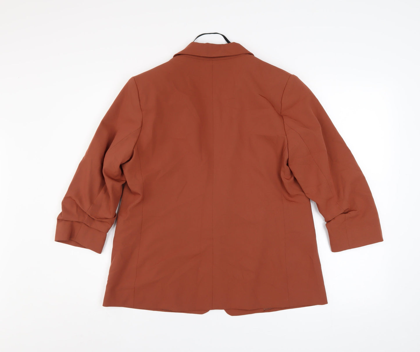 Dorothy Perkins Women’s Brown Blazer UK 12 3/4 Sleeve Lined Jacket