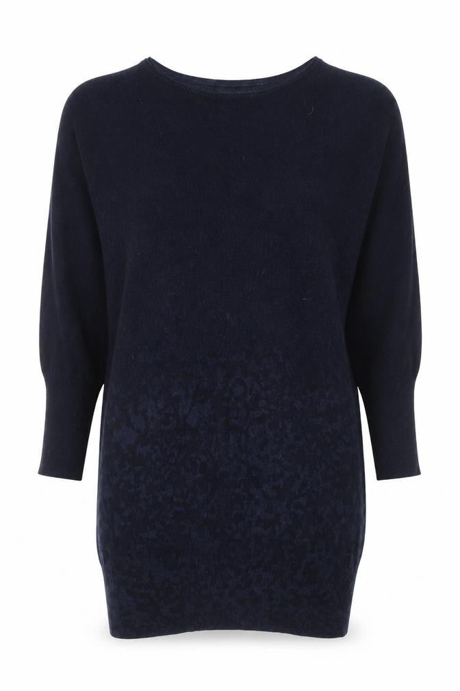 Mint Velvet Women's Blue Size 8 Relaxed Knit Pullover Jumper