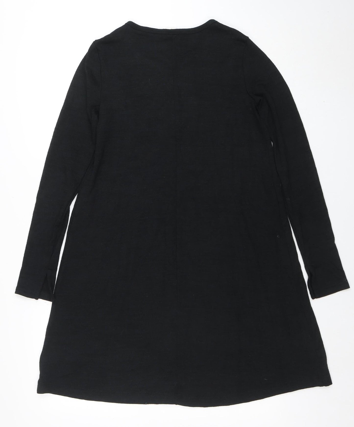 GAP Women’s Black Long Sleeve Jersey T-Shirt Dress Size S