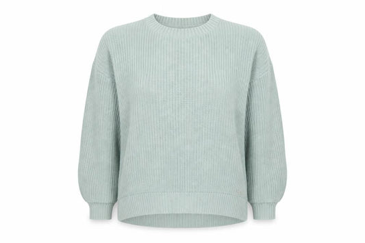 Hollister Womens Green Chunky-Knit Pullover Jumper Size S