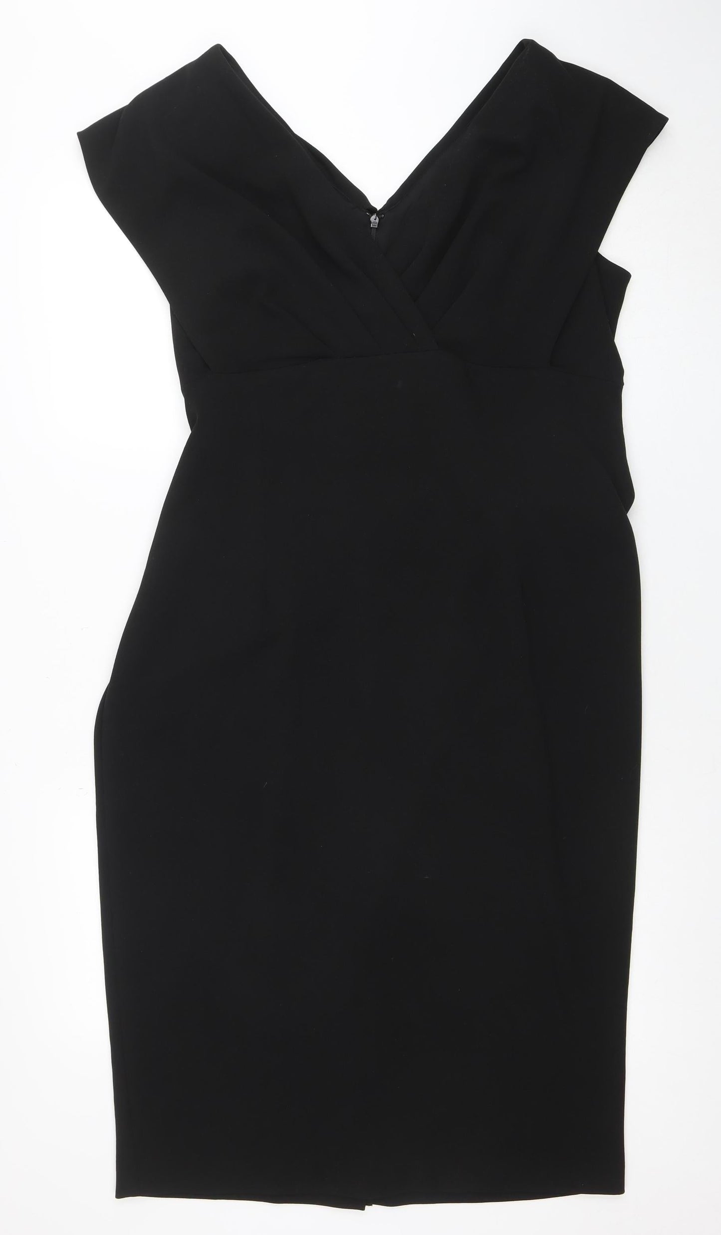 Roman Women’s Black Off Shoulder Bodycon Dress Size 18