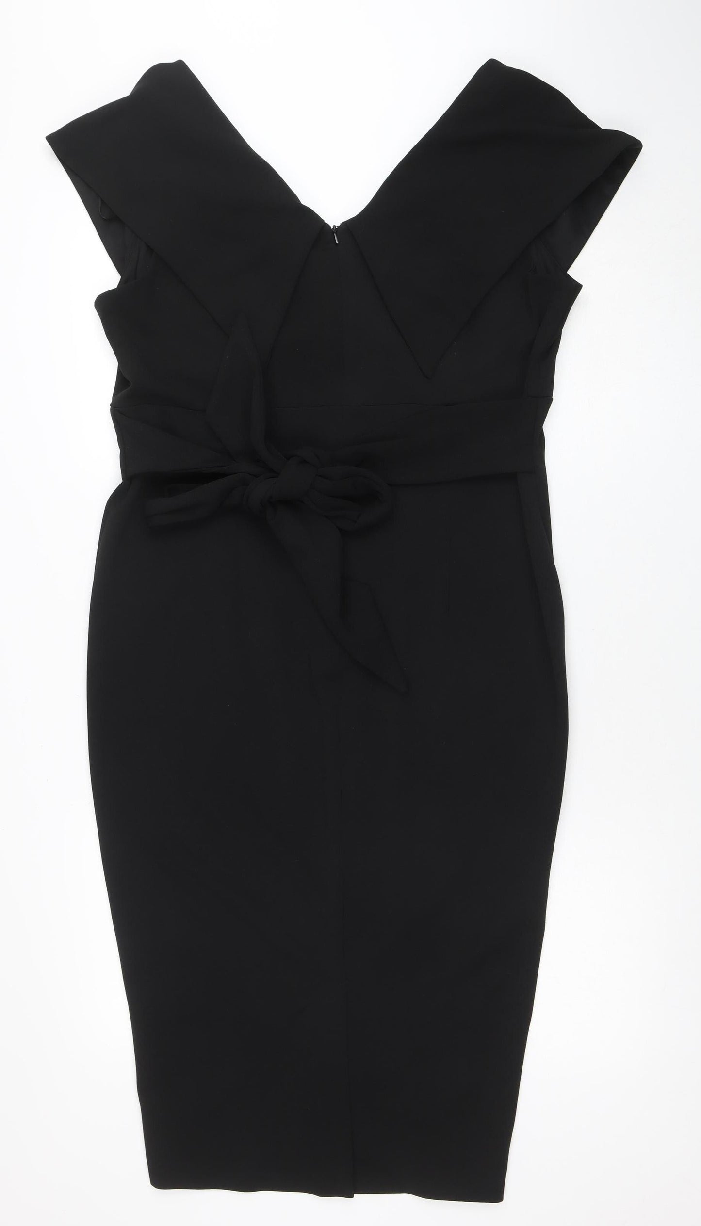 Roman Women’s Black Off Shoulder Bodycon Dress Size 18