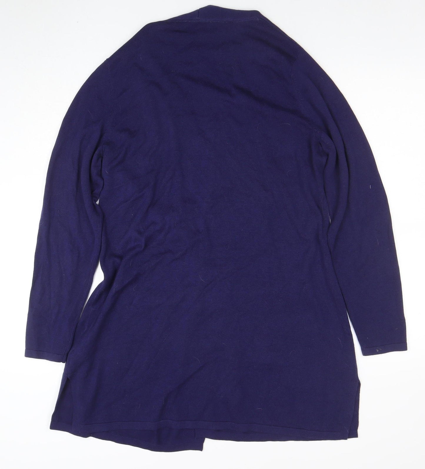 Isaac Mizrahi Live Women’s Blue XL Long Sleeve Open Cardigan