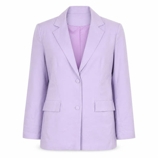 Boohoo Women’s Lilac Long Sleeve Blazer UK 12 Tailored Jacket