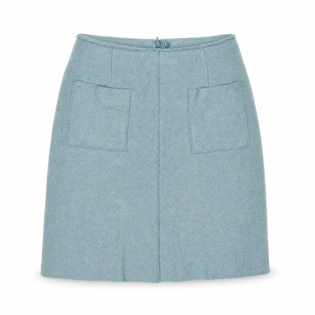 Laura Ashley Women’s Green Wool Blend Pencil Skirt Size 12