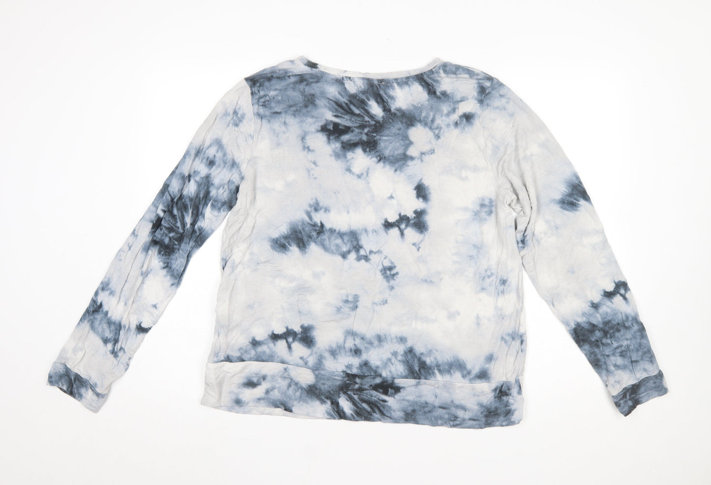 Philosophy Republic Clothing Womens Multicoloured Tie-Dye Long Sleeve Top L
