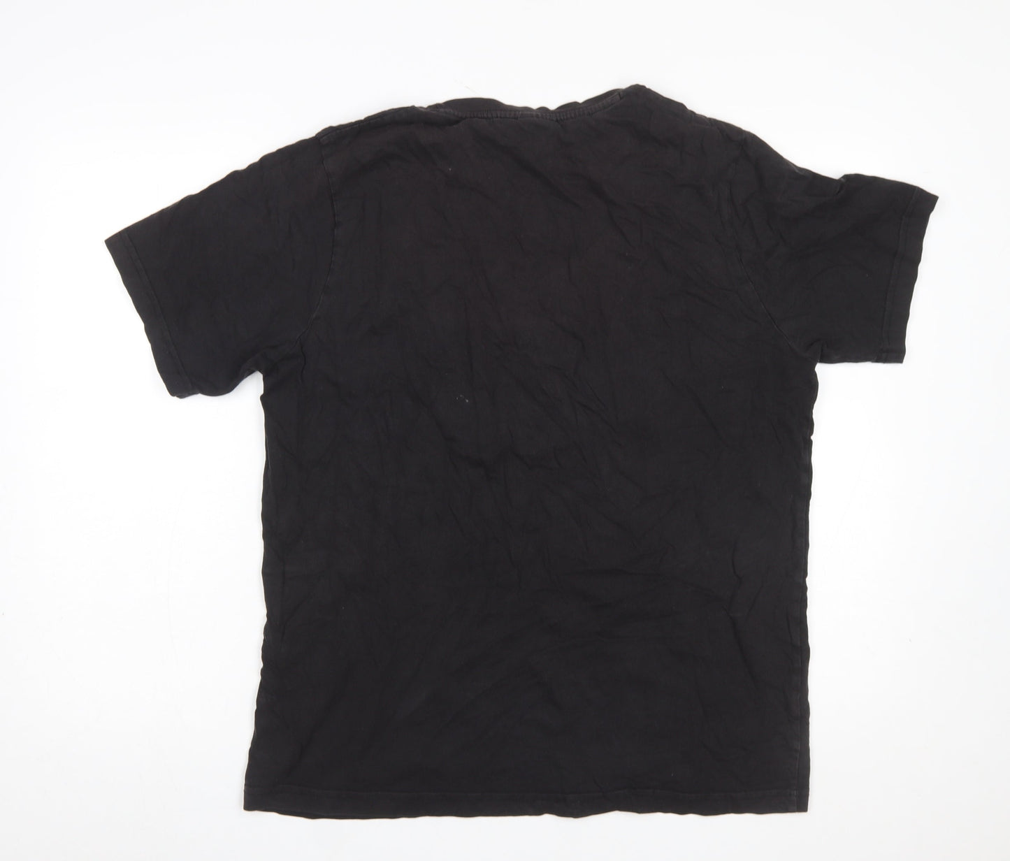 Dope Chef Men’s Black Cotton Logo T-Shirt Size L Streetwear
