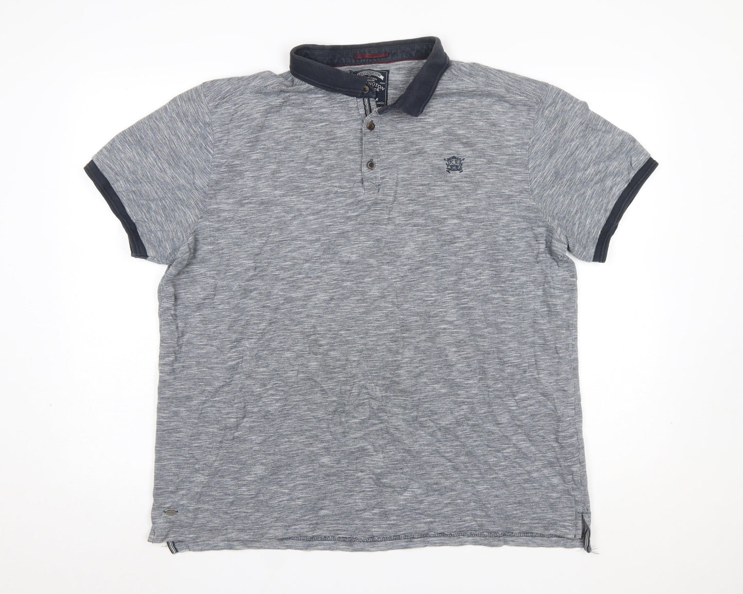 Kensington Eastside Men’s Grey 2XL Polo Shirt Classic Casual
