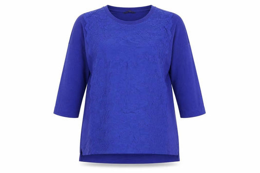 Marks & Spencer Women Blue Embroidered Tunic Blouse UK 12