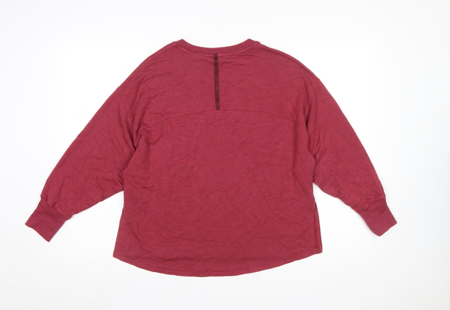 L.L.Bean Women's Red XS Petite Long Sleeve Crew Neck T-Shirt