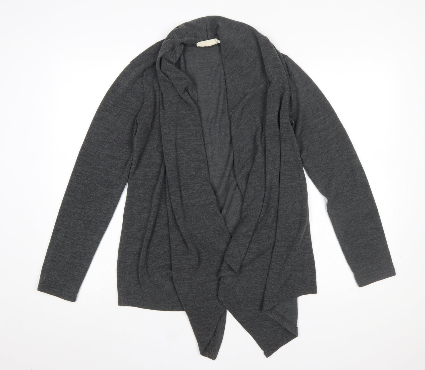 JoJo Maman Bébé Women Grey Long Sleeve Open Knit Cardigan S