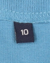 Dash Women Blue Size 10 Full Zip Cotton Hoodie Sweatshirt