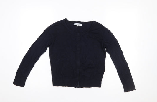 Great Plains Women's Black Knit Cotton Cardigan S